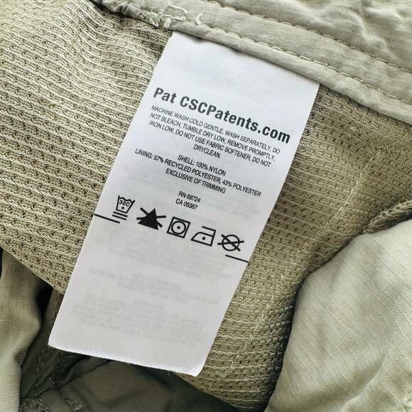 Columbia Khaki Cargo Shorts Omni Shade Sun Protection Men’s Size 36 - Picture 7 of 8